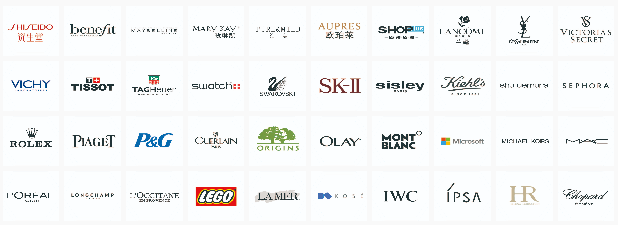 环洋经典客户案例品牌墙
